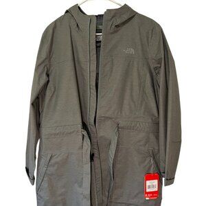 The North Face Women's Teralinda Trench Coat, Size XL, Sedona Sage Grey